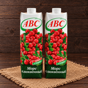Морс клюквенный 1 л АВС