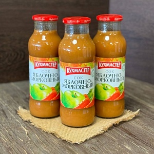 Сок яблоко/морковь Кухмастер 0,68 л 